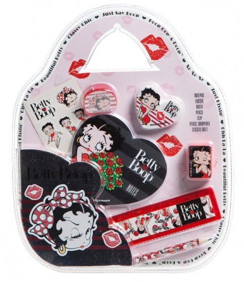 schrijfset Betty Boop meisjes 7-delig