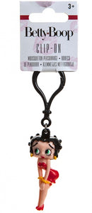 sleutelhanger Betty Boop 11 cm zwart/rood