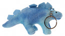 sleutelhanger dino 11 cm blauw