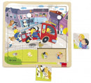 legpuzzel brandweer 16 stukjes