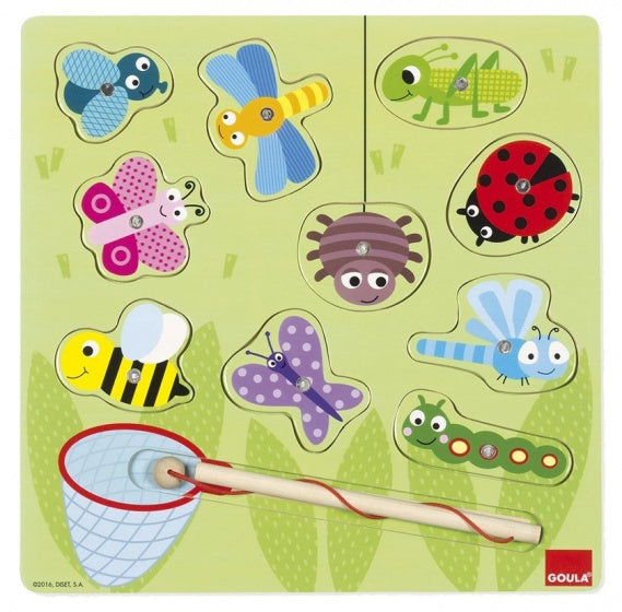 magneetpuzzel Insecten junior 28 cm 10 stukjes