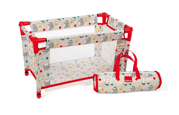 poppenbedje Cats & Dogs 52 x 28 x 32 cm rood