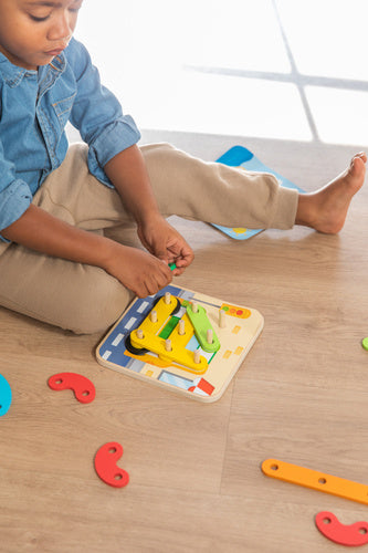 vormenpuzzel junior 30,5 x 22 cm hout 40-delig