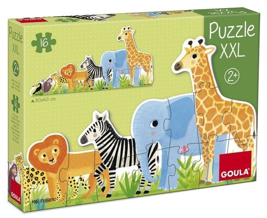 legpuzzel Jungle XXL 16 stukjes