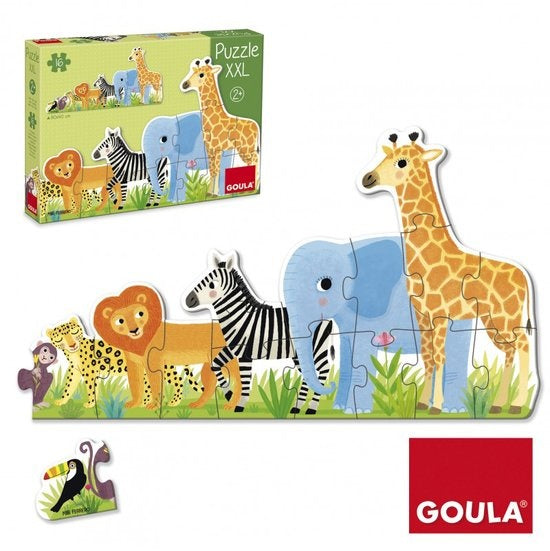 legpuzzel Jungle XXL 16 stukjes