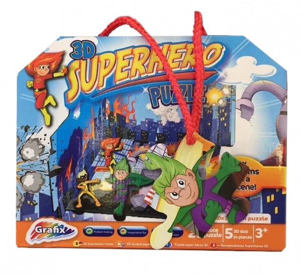 3D-puzzel Superhero karton 25 stukjes