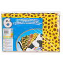 Dierenprint Foamvellen, 6st.