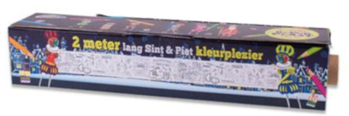 kleurplatenrol Sinterklaas junior papier 2 meter