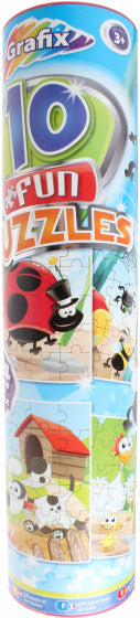 legpuzzel 10-in-1 Puzzelkoker junior karton 250 stukjes