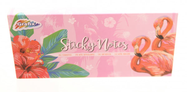 sticky notes Flamingo 30 cm roze