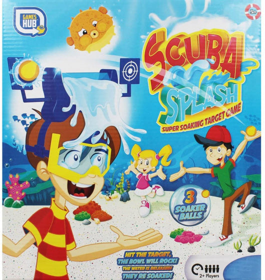 waterspeelgoed Scuba Splash junior blauw/geel 5-delig