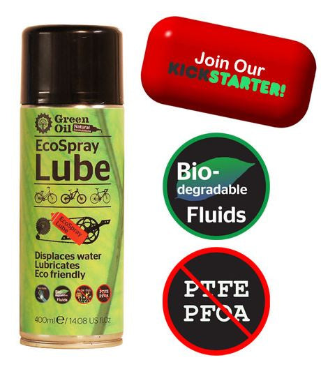 kettingolie 400 ml staal groen