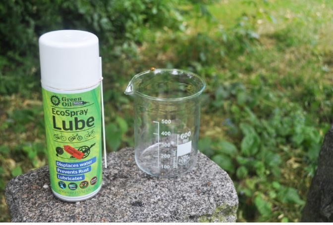 kettingolie 400 ml staal groen