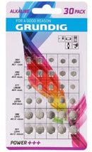 Grundig  Assortiment 30 knoopcelbatterijen