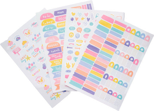 agendastickers 13 x 5 cm vinyl 260 stuks