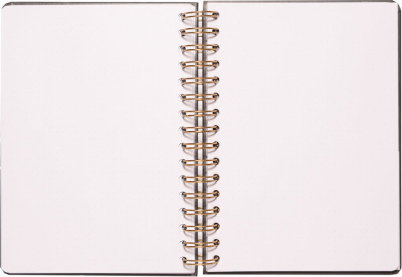 bullet journal A5 ringband zwart/goud 90 pagina's