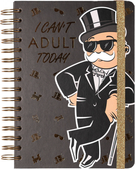 bullet journal A5 ringband zwart/goud 90 pagina's