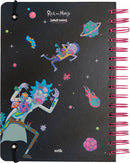 bullet journal Rick & Morty A5 ringband zwart/roze