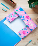 elasto-/foldermap Llama Lovers A4 34 x 24 cm roze