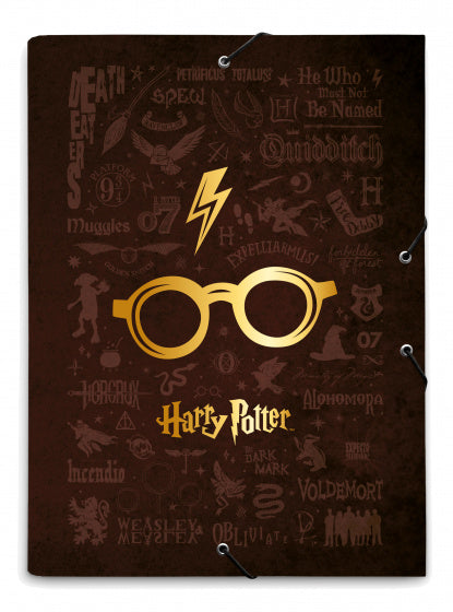 elastomap Harry Potter 34 x 24 cm karton bruin