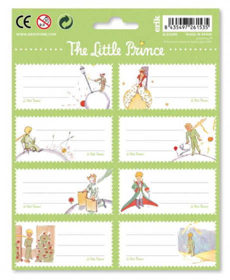etiketten Little Prince zelfklevend wit 16 stuks
