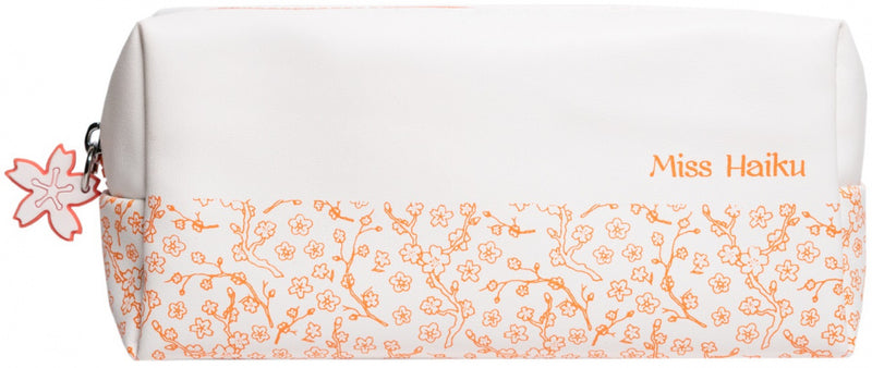 etui Miss Haiku junior 20 x 9 cm polyester wit