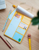 familieplanner Friends A5 papier geel 54 vellen