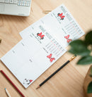familieplanner Minnie Mouse A5 papier wit 54 vellen