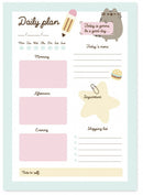 familieplanner Pusheen A5 papier groen/wit 54 vellen