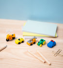 gummen Vehicles junior rubber 5 stuks