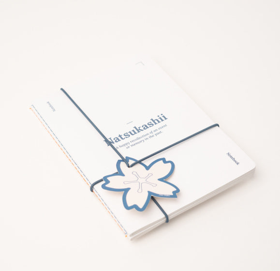 notitieboek Natsukashii A5 gelinieerd wit 2 stuks