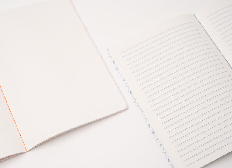 notitieboek Natsukashii A5 gelinieerd wit 2 stuks