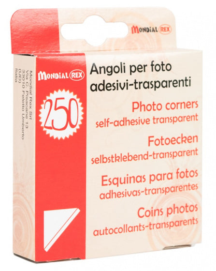 fotohoekjes transparant 250 stuks