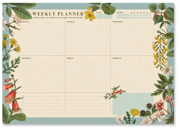 scheurkalender Botanical A3 beige/groen 54 pagina's