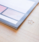 scheurkalender Glitter Gold A3 zwart 54 pagina's