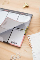 scheurkalender Glitter Gold A4 zwart 54 pagina's