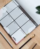 scheurkalender Glitter Gold A4 zwart 54 pagina's