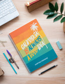 schrijfblok California Dreaming A4 ringband geruit