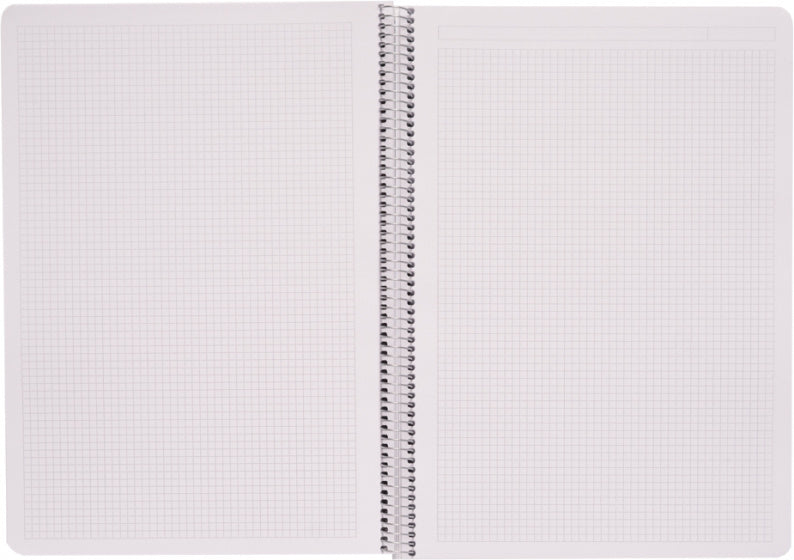 schrijfblok Gameration A4 ringband geruit blauw