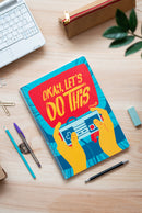 schrijfblok Gameration A4 ringband geruit blauw