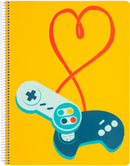 schrijfblok Gameration geruit 5 mm  A4 papier geel