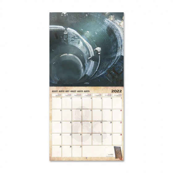 wandkalender 2022 D&D 30 x 30 cm papier blauw