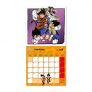 wandkalender 2022 DragonBall 30 x 30 cm papier rood