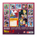 wandkalender 2022 DragonBall 30 x 30 cm papier rood