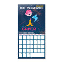 wandkalender 2022 Gameration 30 cm papier blauw
