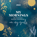 wandkalender 2022 Gold Dreams 30 x 30 cm blauw