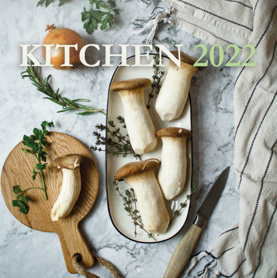 wandkalender 2022 Kitchen 30 x 30 cm papier grijs