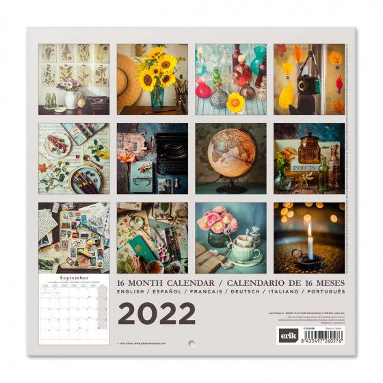 wandkalender 2022 Kitchen 30 x 30 cm papier grijs