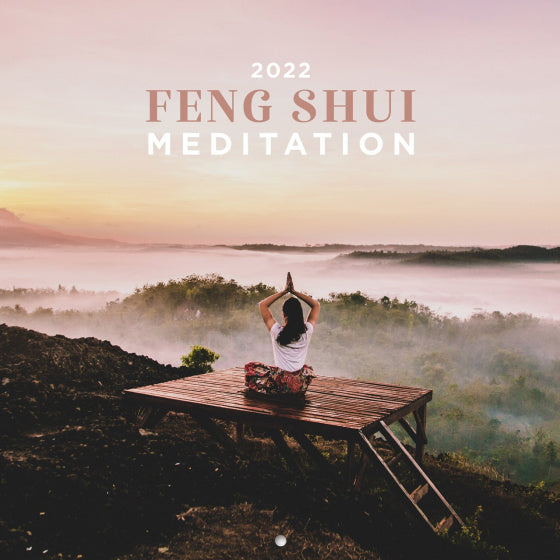 wandkalender 2022 Shui Meditation 30 x 30 cm roze