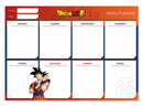 weekplanner Dragon Ball A4 rood/oranje 54 vellen